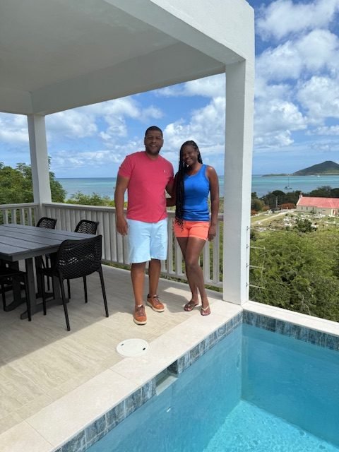 picturesque views at airbnb in the Jolly Harbour area of Antigua